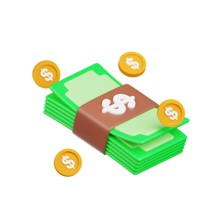 Dinero  3D Icon