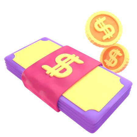 Dinero  3D Illustration