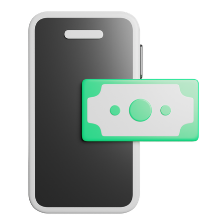Efectivo en línea  3D Icon