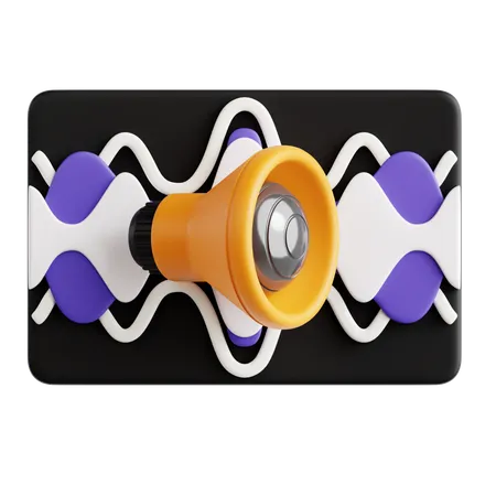 Efecto de sonido  3D Icon