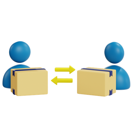 Effective Marketing Exchange Strategies  3D Icon