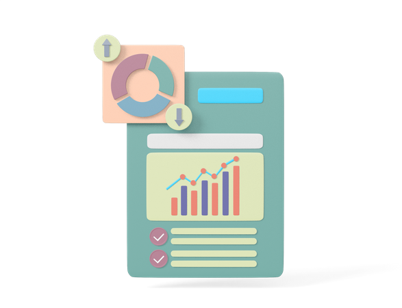 Effective Planning Report  3D Icon