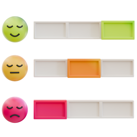 Effektive Visualisierung von Feedback-Nachrichten  3D Icon