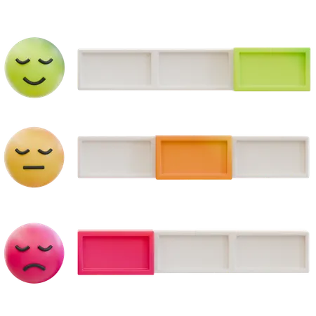 Effektive Visualisierung von Feedback-Nachrichten  3D Icon