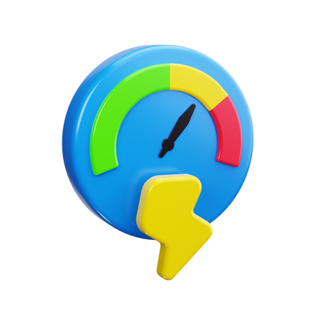 능률  3D Icon
