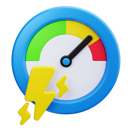 Efficiency  3D Icon