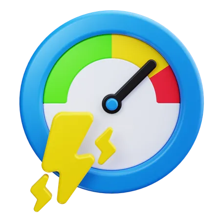 Efficiency  3D Icon