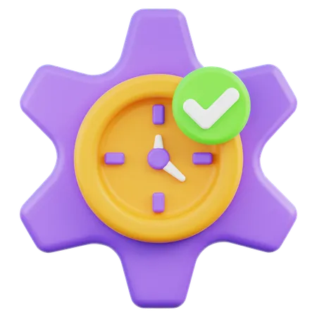 Efficiency  3D Icon