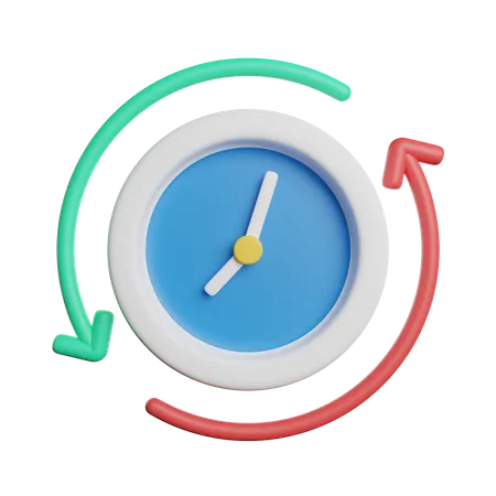 Efficiency Time Management 3D Icon