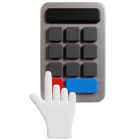 Efficient Accounting Calculations  3D Icon