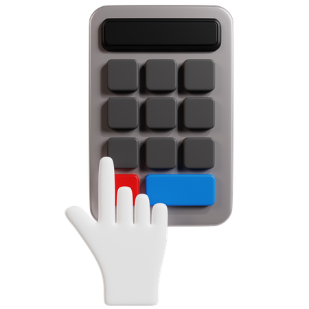 Efficient Accounting Calculations  3D Icon