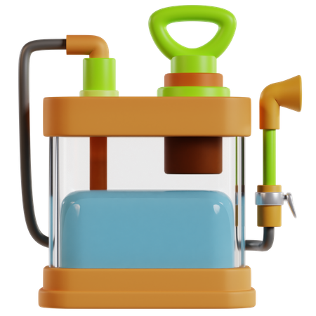 Efficient Pesticide Sprayer  3D Icon