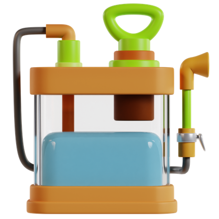 Efficient Pesticide Sprayer  3D Icon