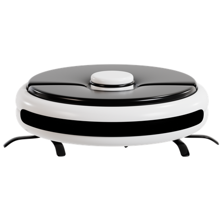 Efficient Robotic Vacuum Cleaner  3D Icon