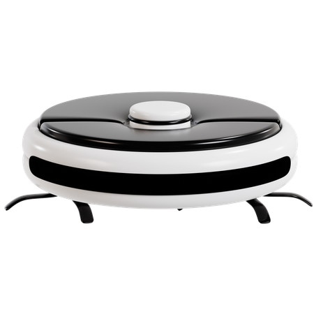 Efficient Robotic Vacuum Cleaner  3D Icon