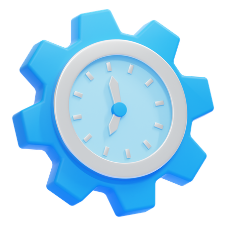 Tempo eficiente  3D Icon