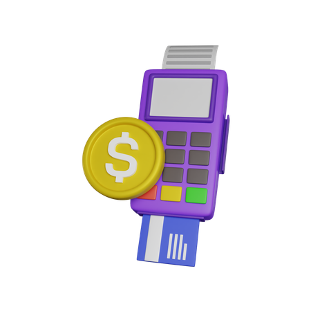 Dinheiro eftpos  3D Icon