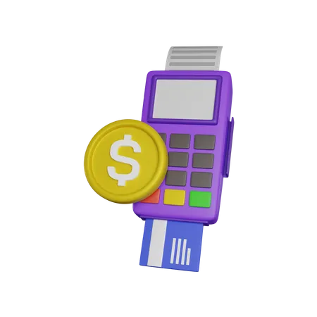 Dinheiro eftpos  3D Icon