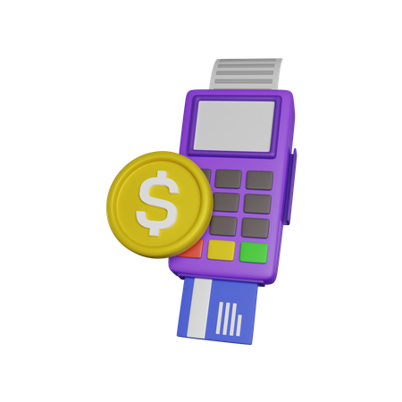 Eftpos Money  3D Icon
