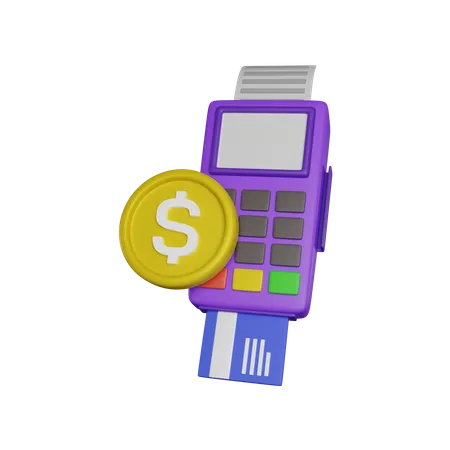 Eftpos Money 3 D Icon 3D Icon