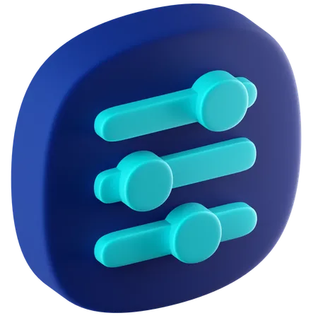 Égaliseur  3D Icon