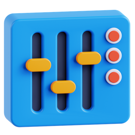 Égaliseur  3D Icon