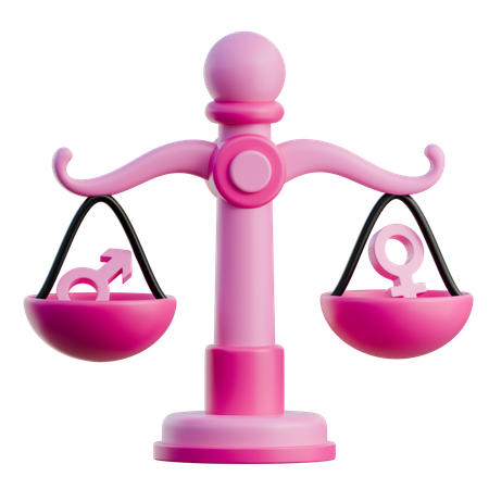 Égalité des sexes  3D Icon