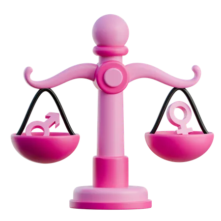 Égalité des sexes  3D Icon