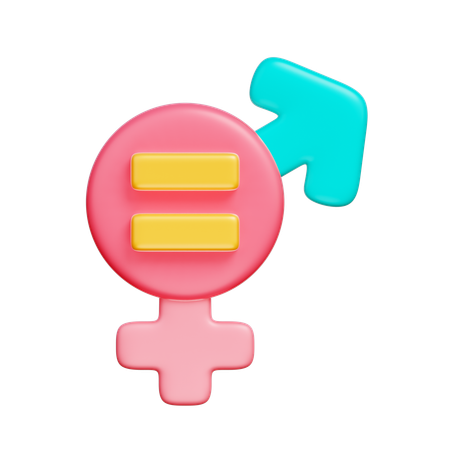 Égalité des sexes  3D Icon