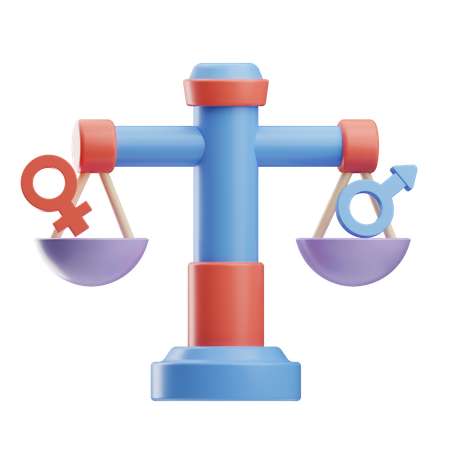 Égalité des sexes  3D Icon