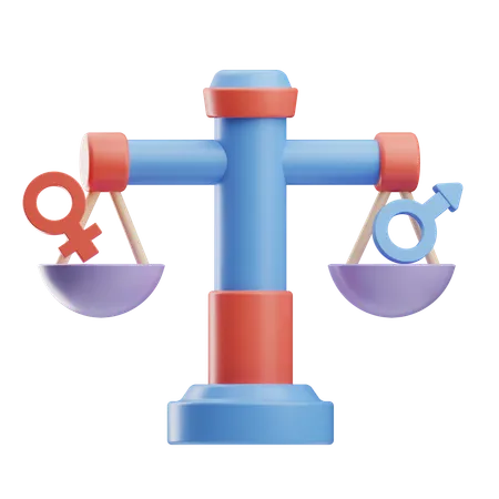 Égalité des sexes  3D Icon