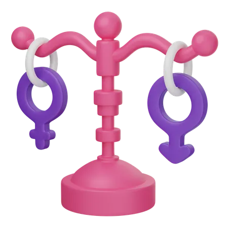 Égalité des sexes  3D Icon