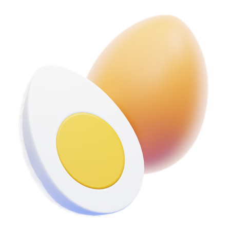 Egg  3D Icon