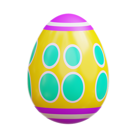 Egg 3  3D Icon