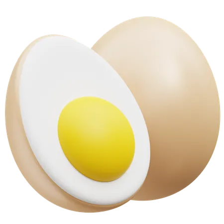 Egg  3D Icon