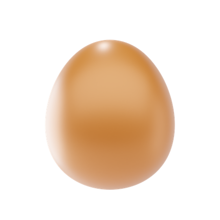 Egg  3D Icon