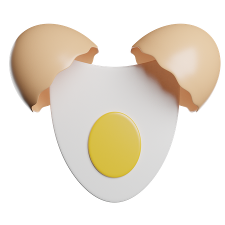 Egg  3D Icon