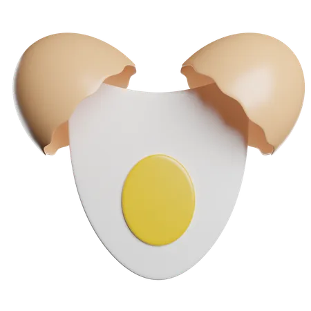 Egg  3D Icon