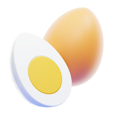 Egg  3D Icon