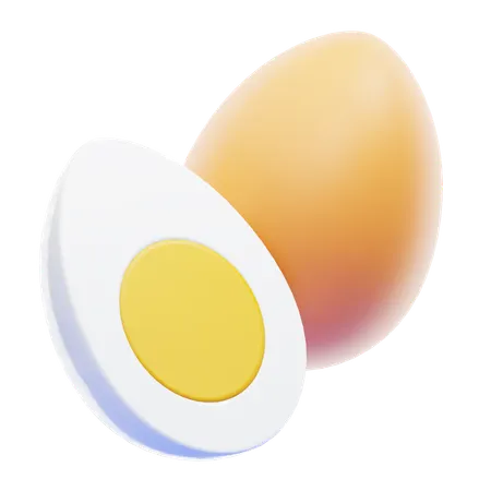 Egg  3D Icon