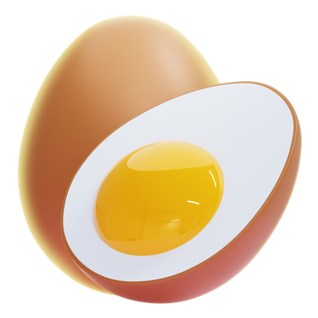 Egg  3D Icon