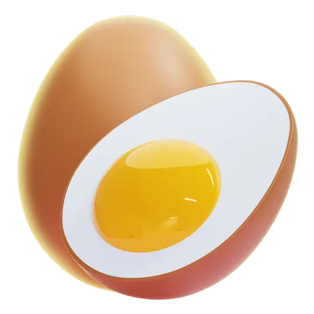 Egg  3D Icon