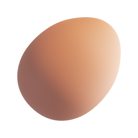 Egg  3D Icon