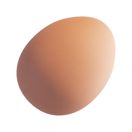 Egg  3D Icon