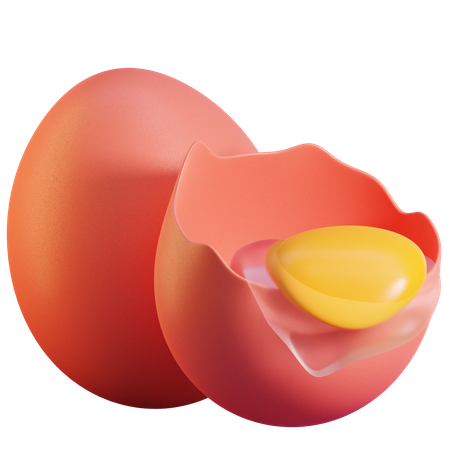 Egg  3D Icon