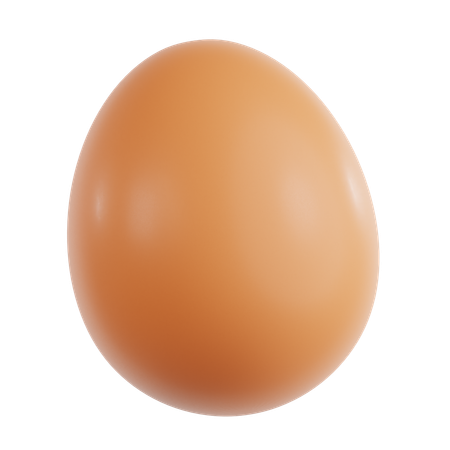 Egg  3D Icon