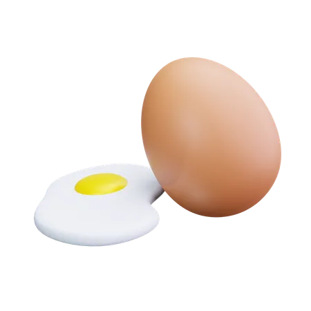 Egg  3D Icon