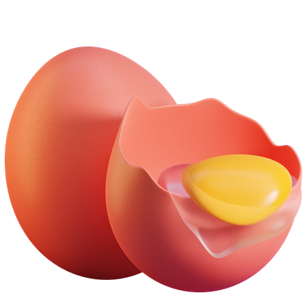Egg  3D Icon