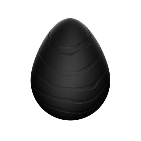 Egg Abstract Shape  3D Icon