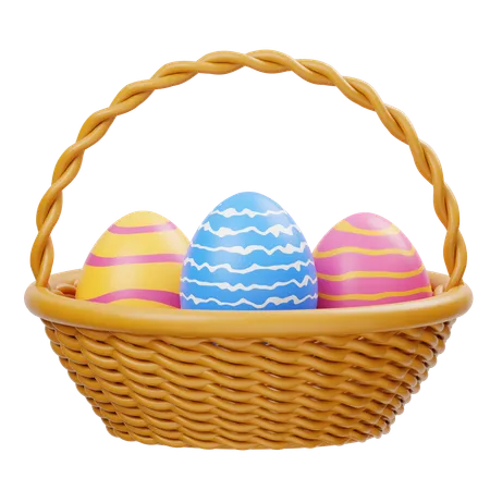 Egg Basket  3D Icon